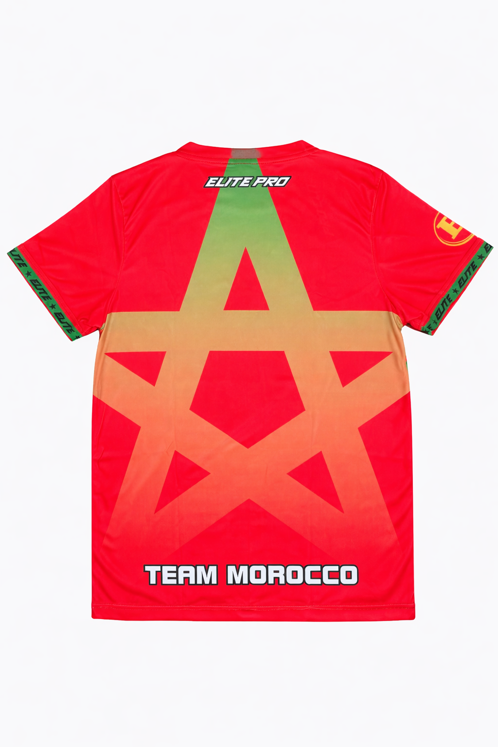 T-shirt technique Dry-Fit aux couleurs du drapeau marocain - Vêtements de sport performants