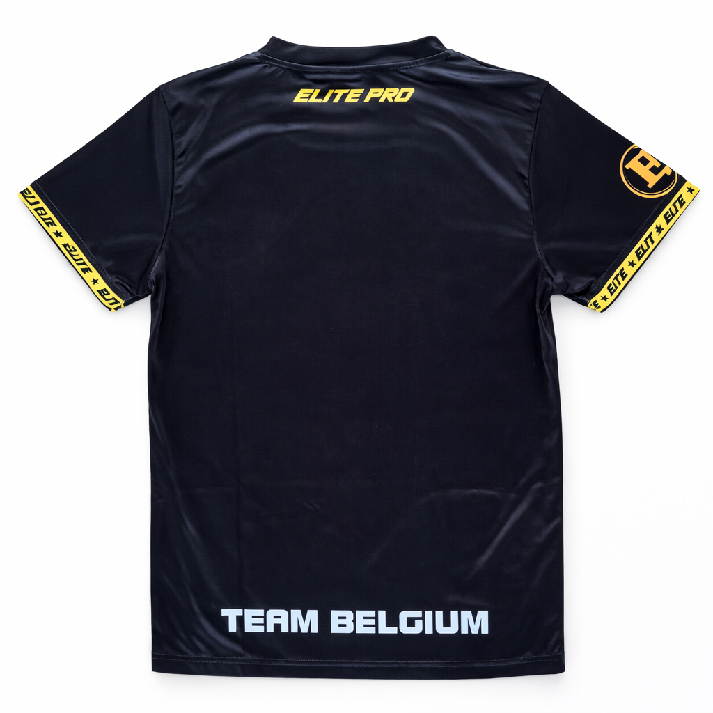 Belgium Flag Dry-Fit T-Shirt - Premium Performance Sportswear