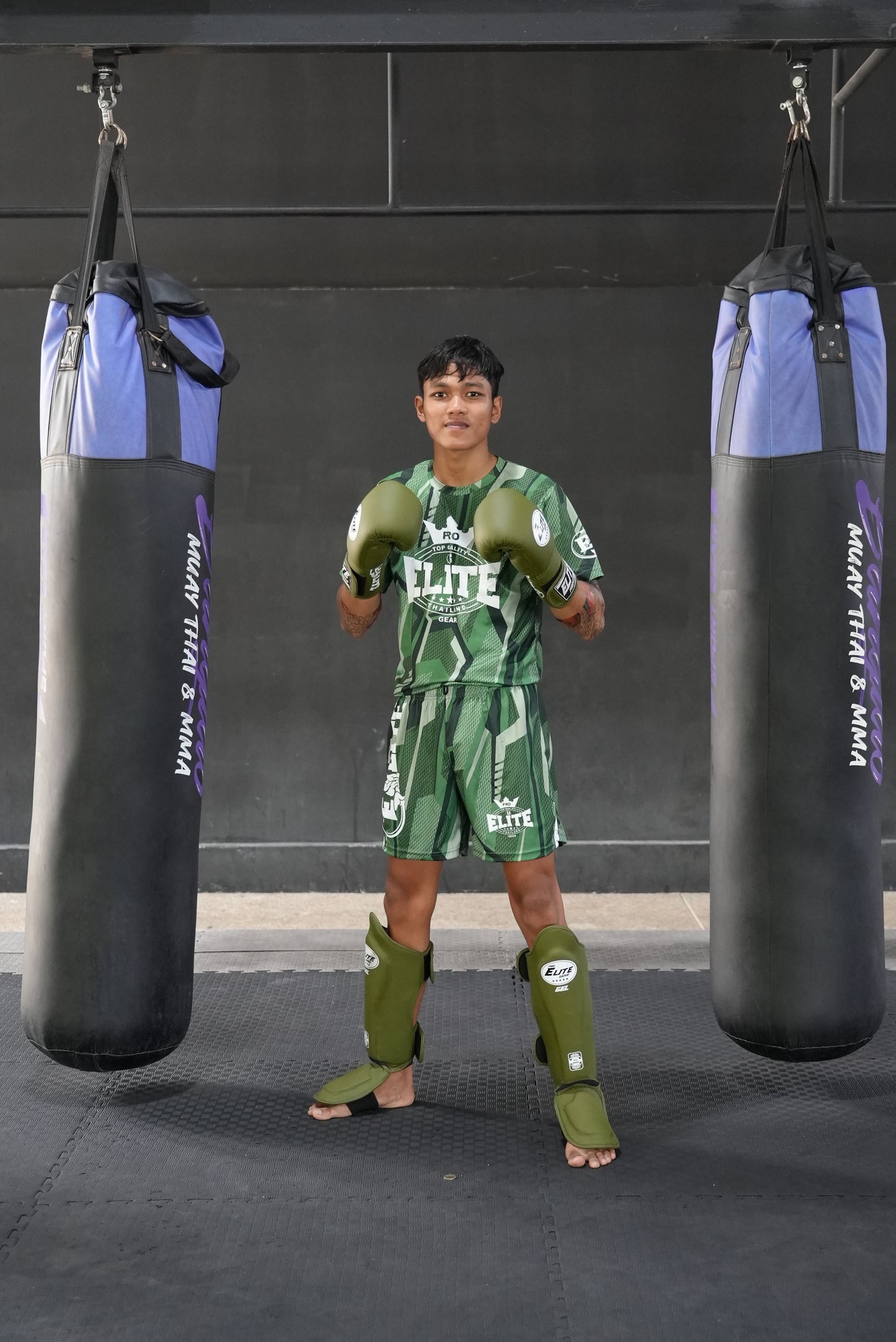 Protège-tibias Gel Tech vert