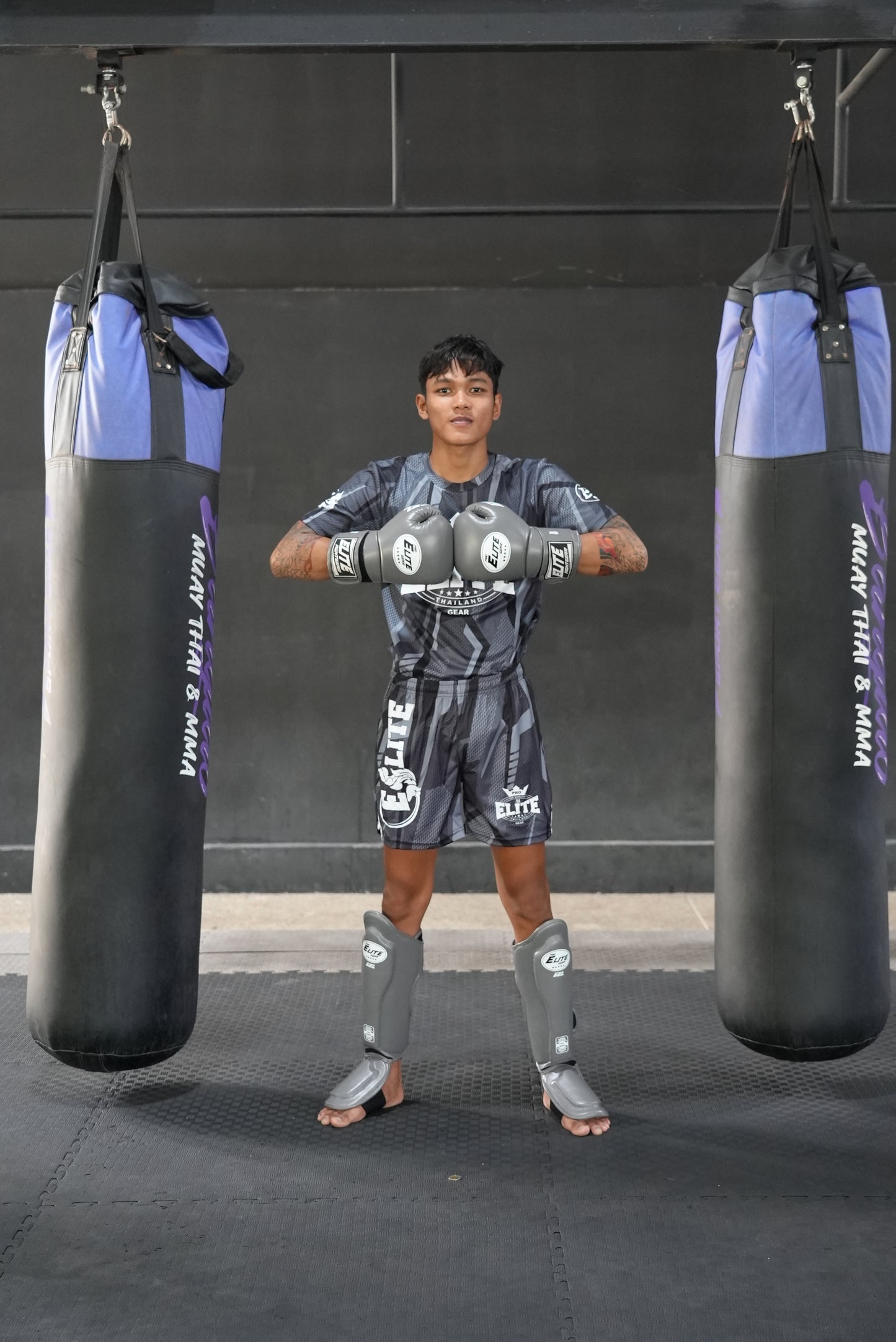 Gants de boxe Gel Tech gris