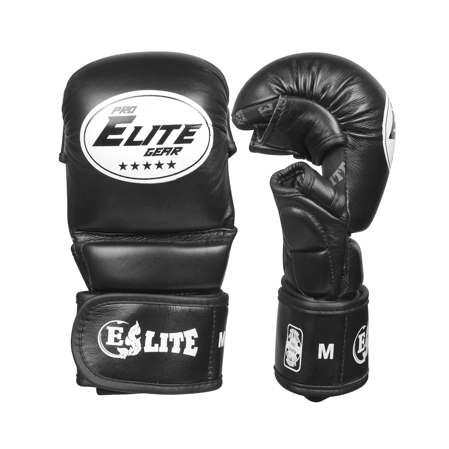 Gants de sparring MMA noirs