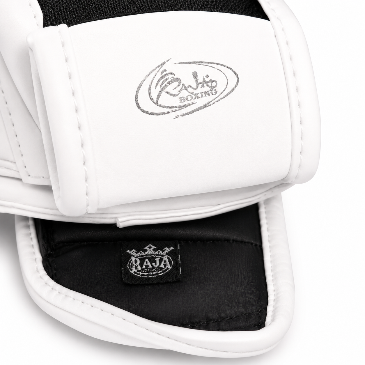 Rajaboxing Gloves 'Standard White' Leather