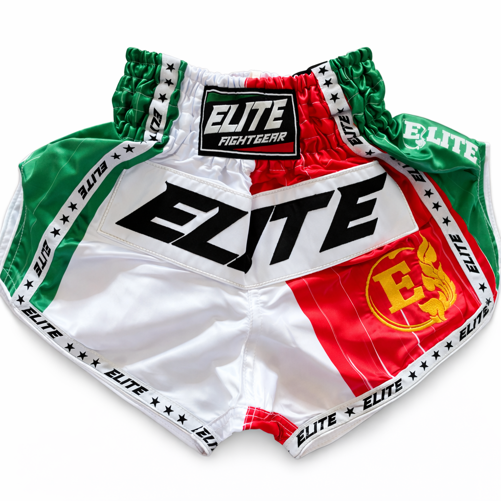 Shorts de Muay Thai aux couleurs de l'Italie - Vêtements de sport performants