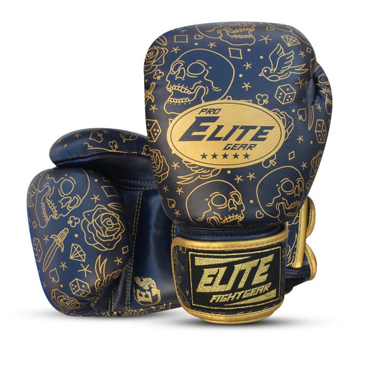 Fancy Handschoenen blauw/goud