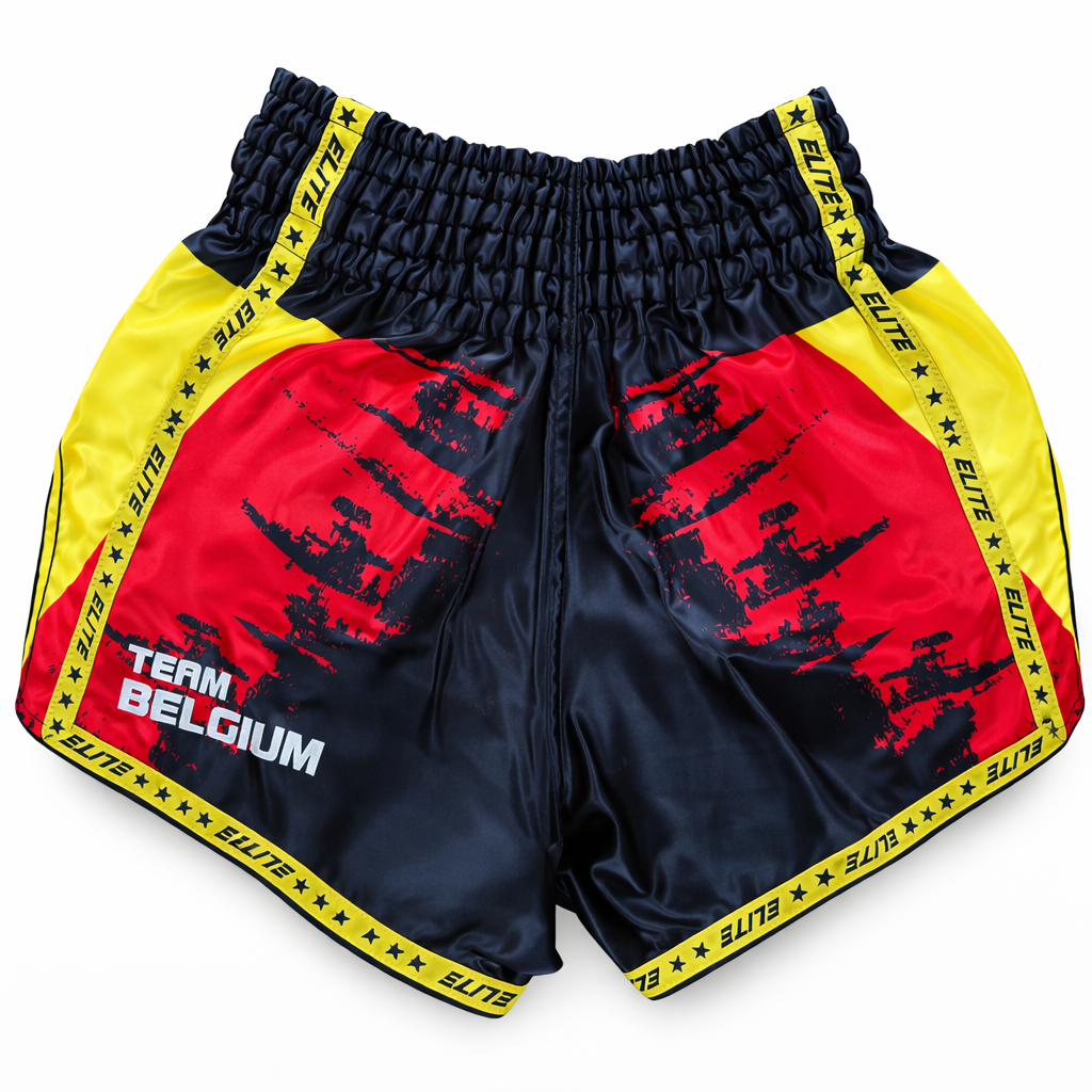 Short Dry-Fit aux couleurs du drapeau belge - Vêtements de sport haute performance