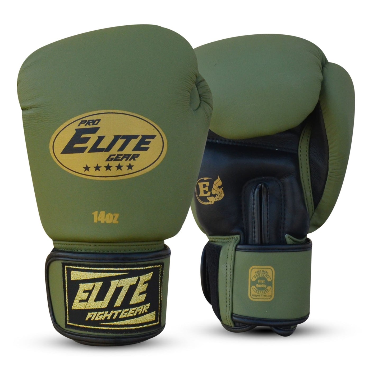 Gants de boxe Coban vert armée