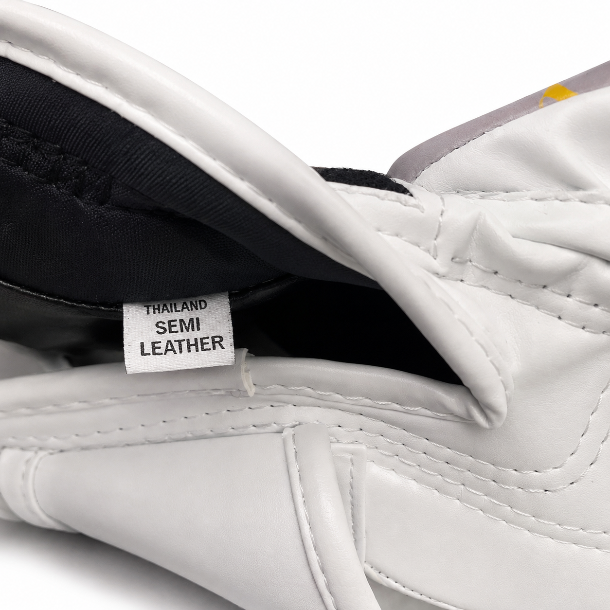 Gants de boxe fantaisie Rajaboxing 'White tiger' semi-cuir