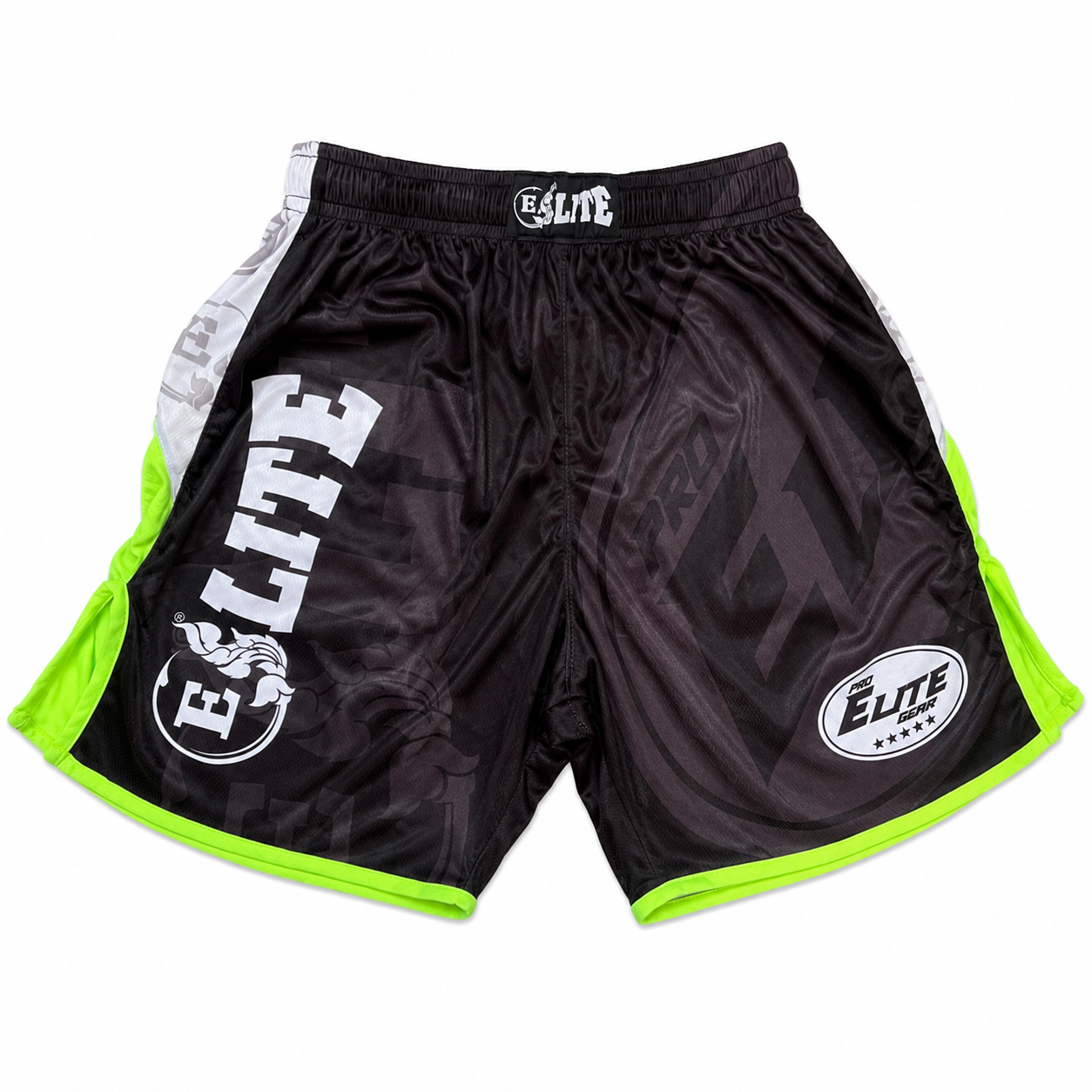 EPG 'Warrior' Black & Green | Elite Pro Gear Mesh Short