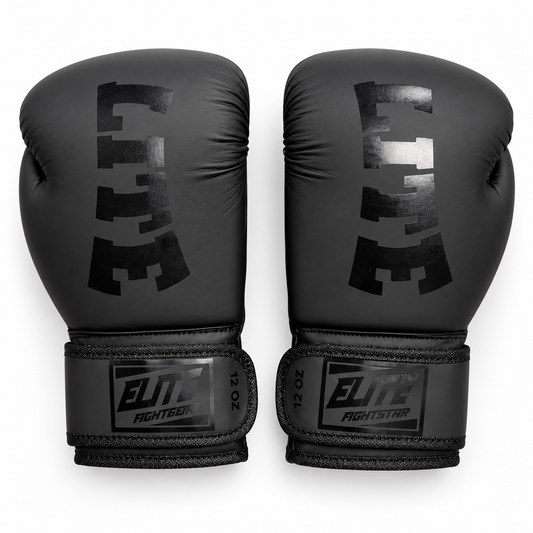 Punch Bokshandschoenen zwart PU