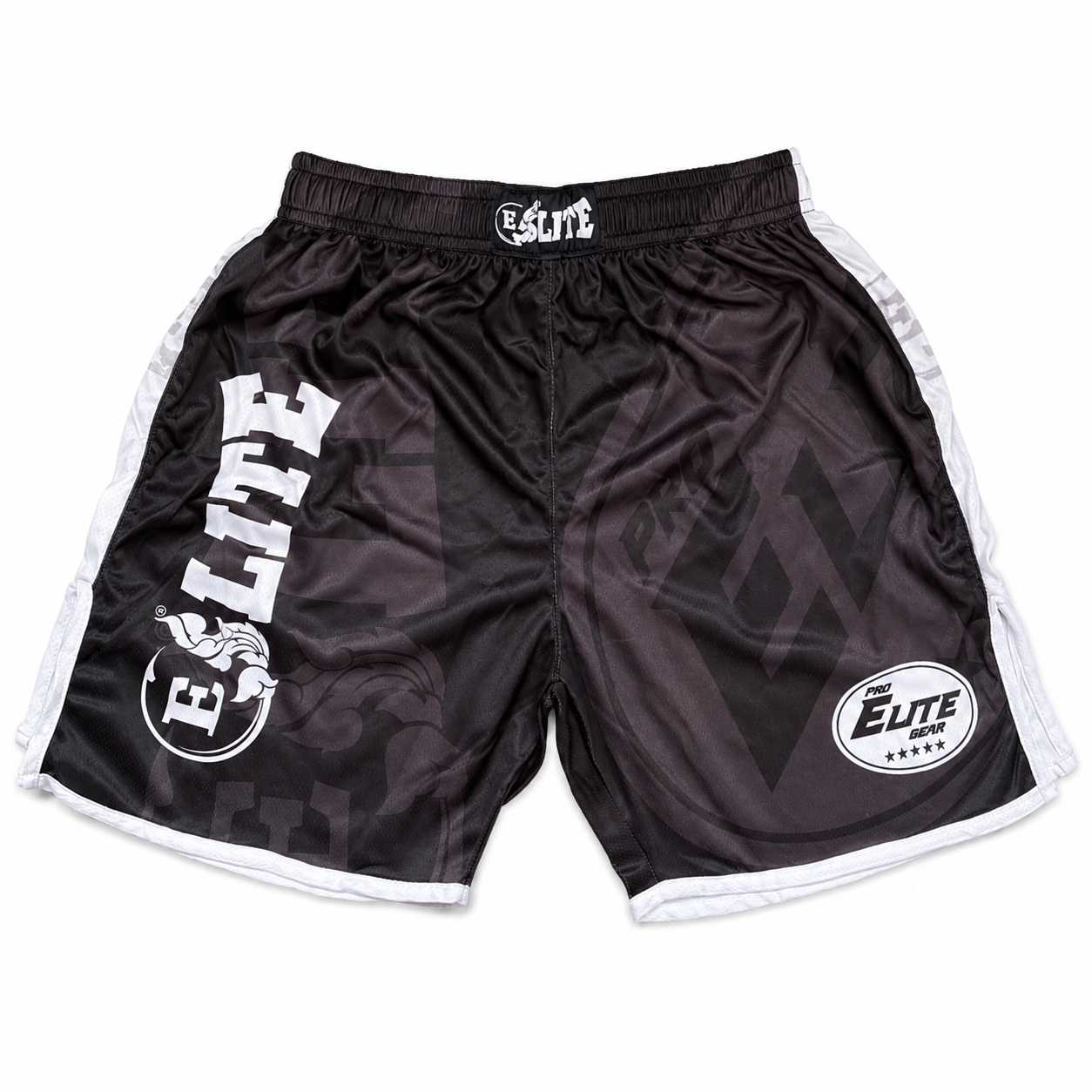 EPG 'Warrior' Black & White | Elite Pro Gear Mesh Short