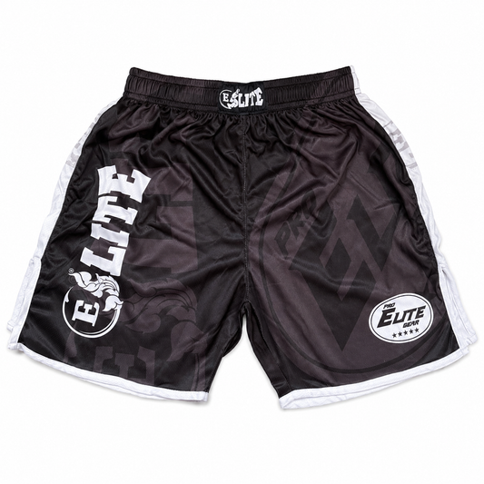 EPG 'Warrior' Black & White | Elite Pro Gear Mesh Short