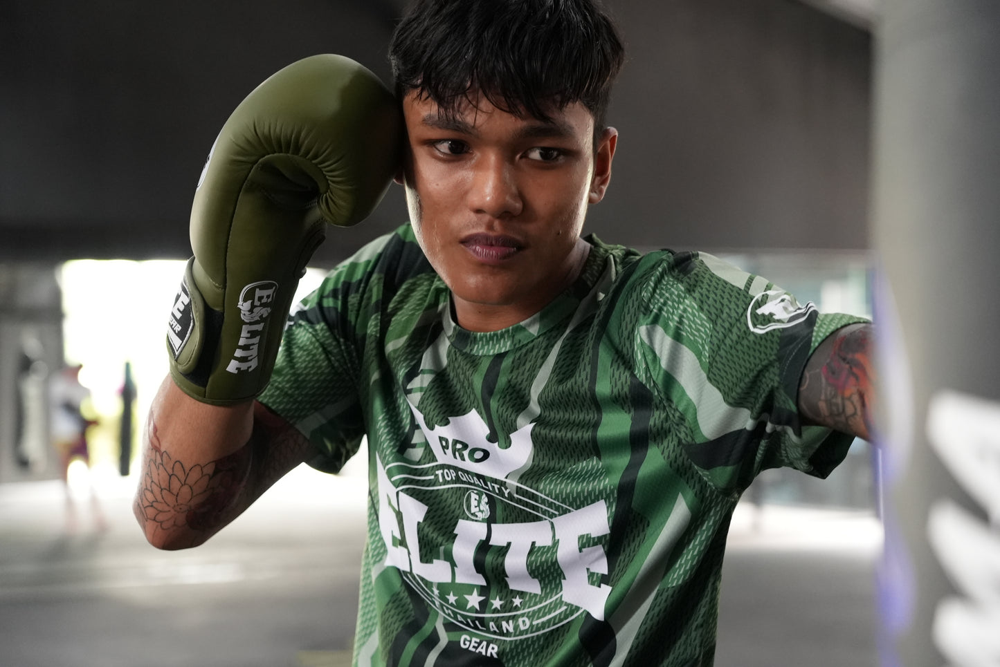 Gel Tech bokshandschoenen groen