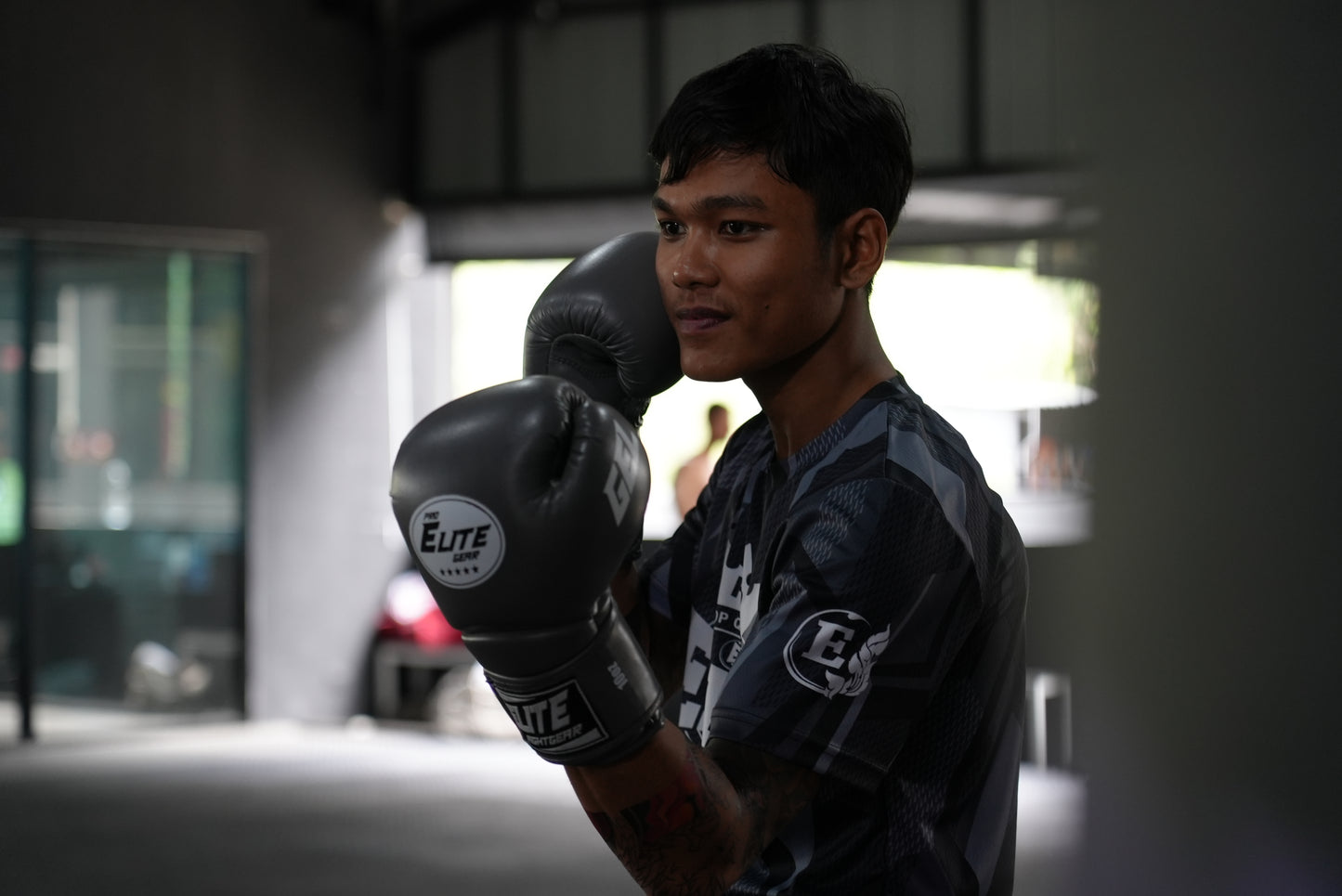 Gel Tech bokshandschoenen grijs