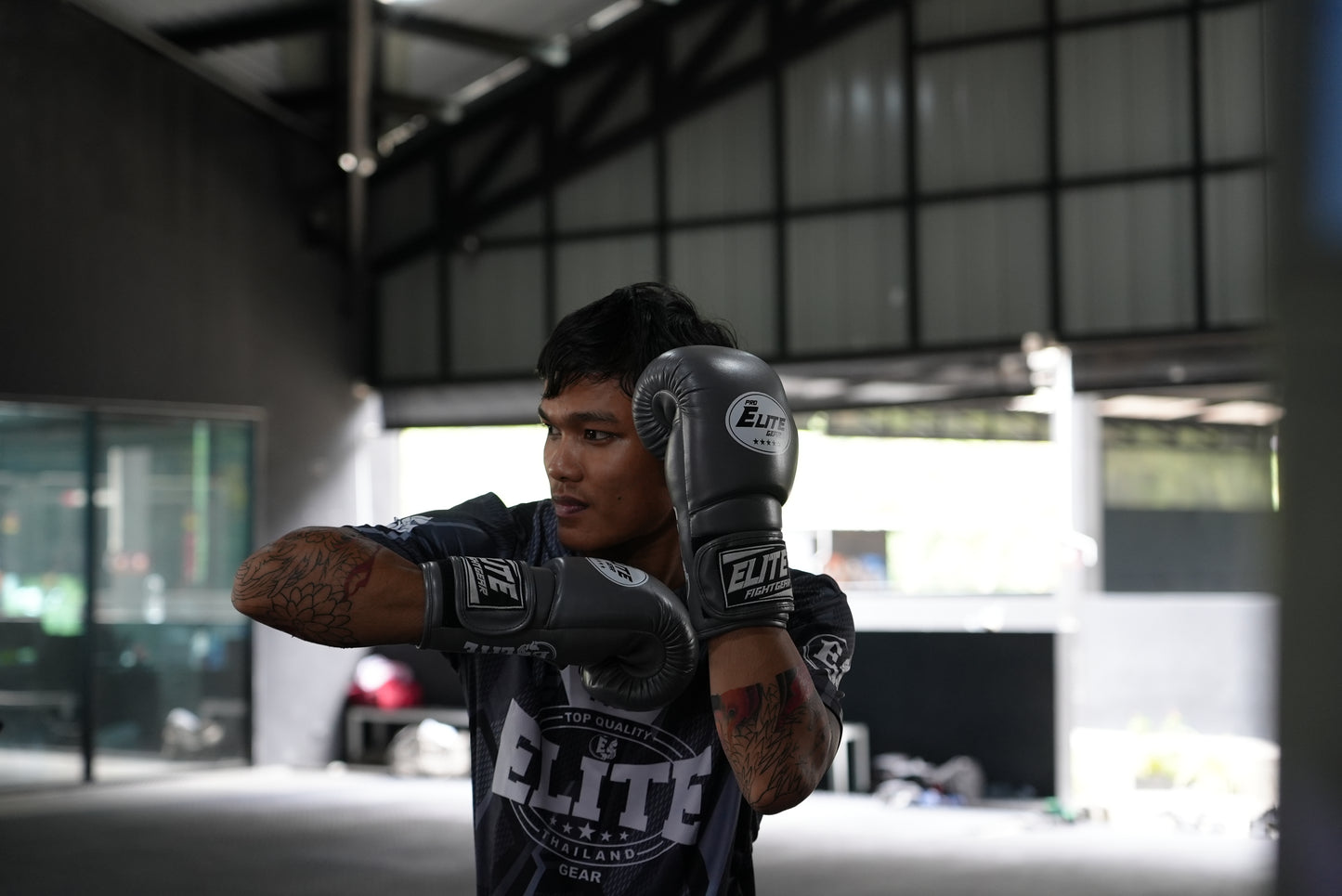 Gel Tech bokshandschoenen grijs