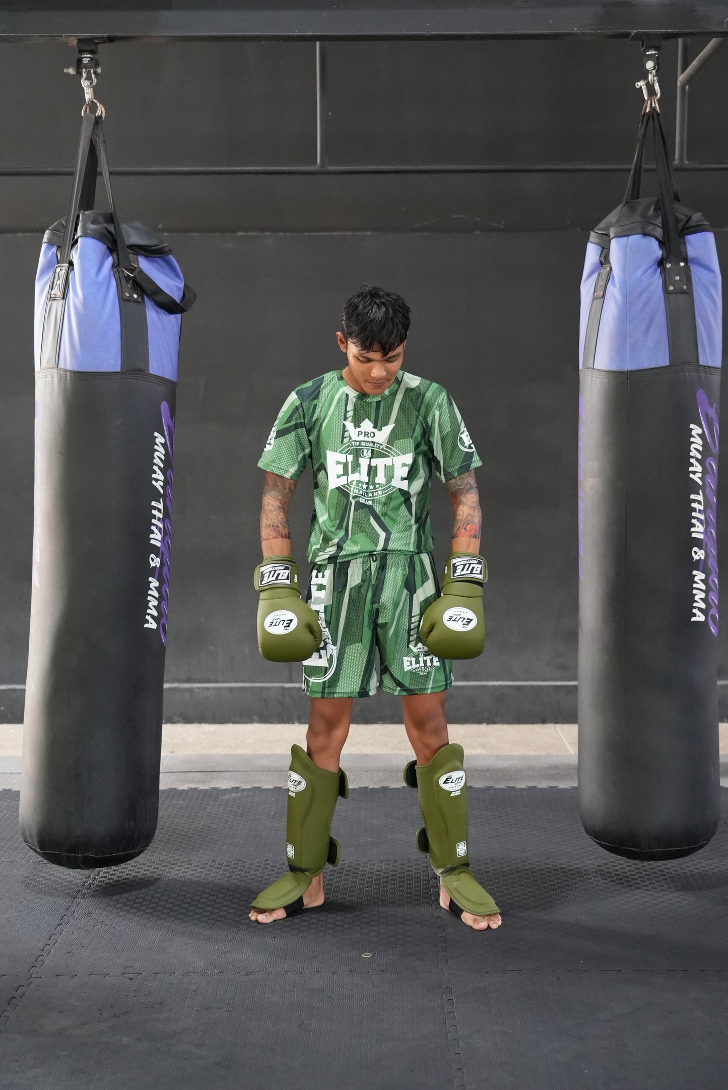 Protège-tibias Gel Tech vert