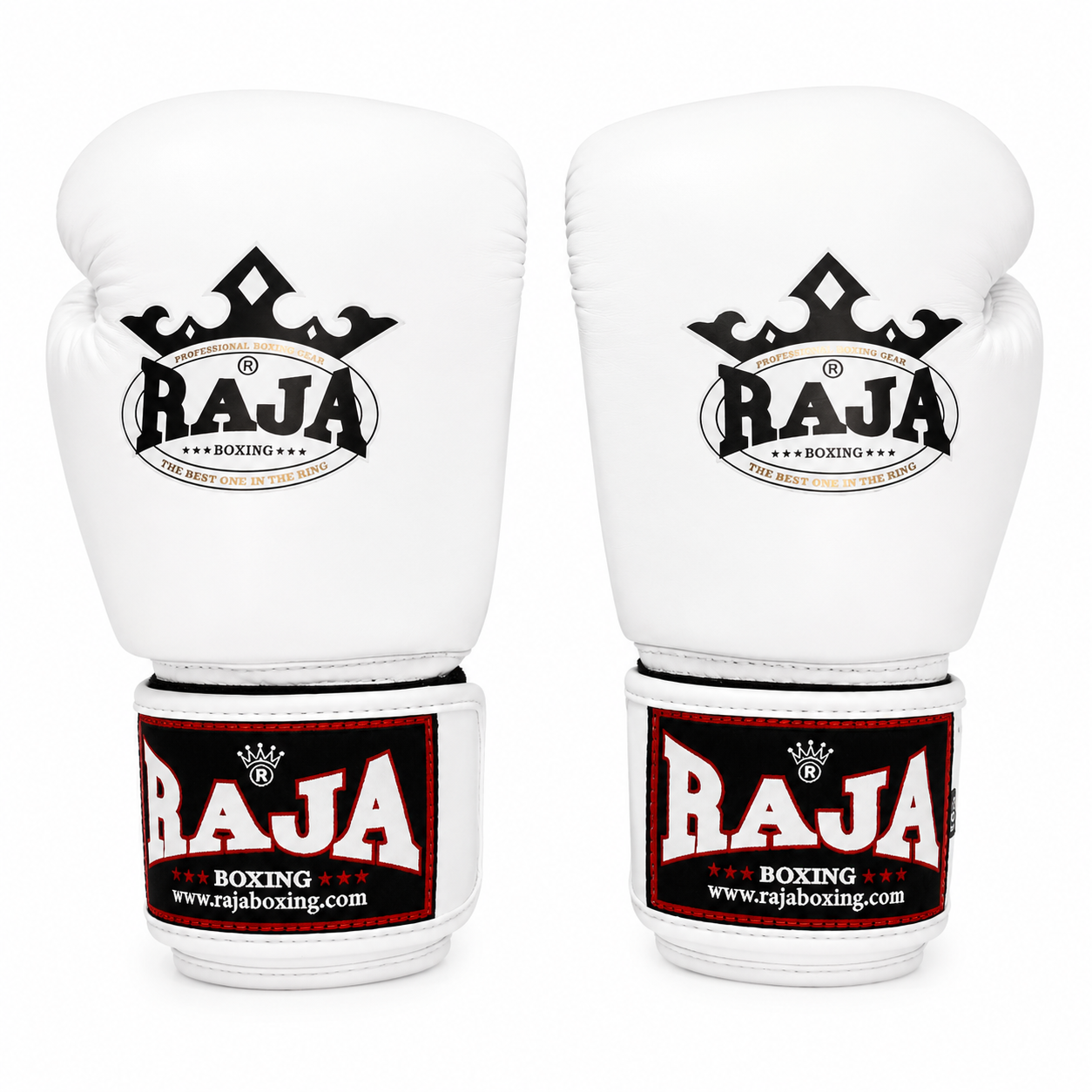 Rajaboxing Gloves 'Standard White' Leather