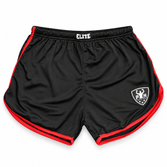 Elite Mesh Short ‘Silva’ in zwart/rood
