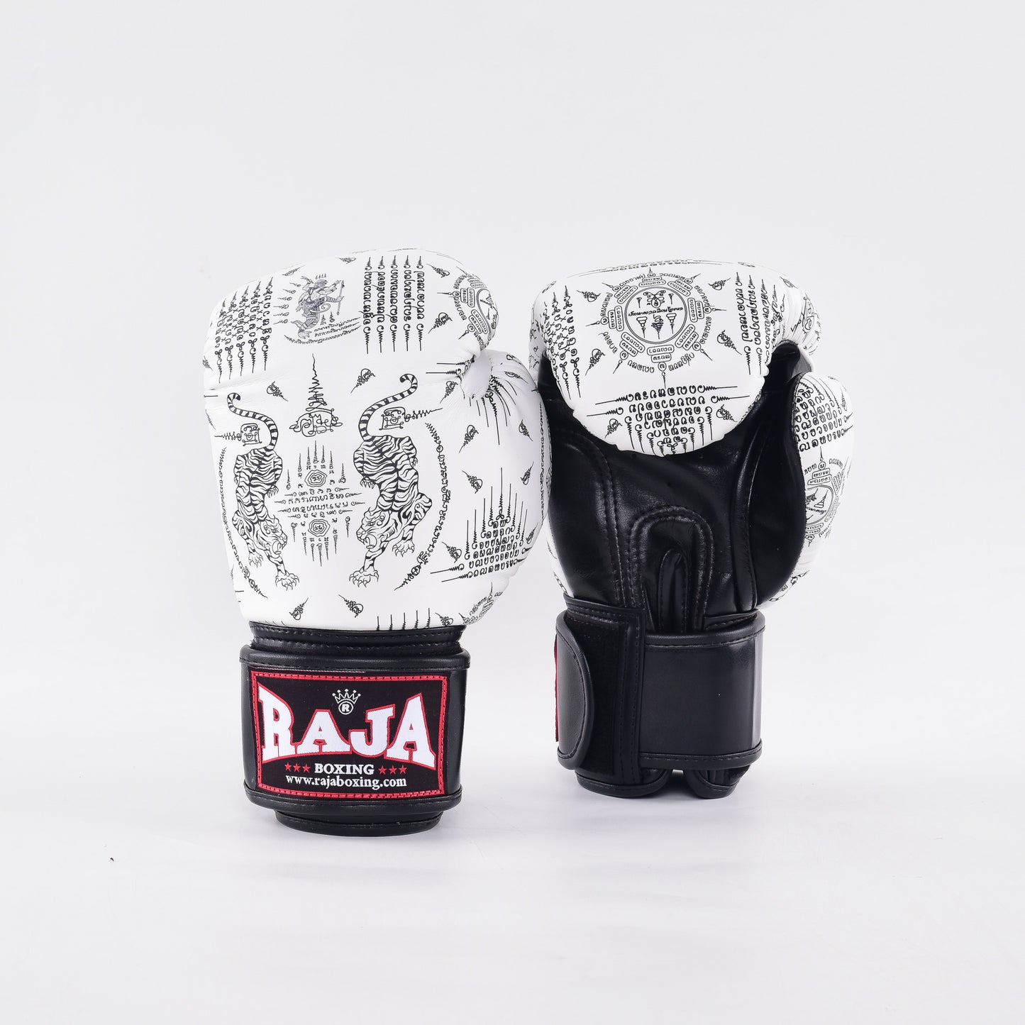 Gants de boxe fantaisie Rajaboxing 'Sakyan' semi-cuir