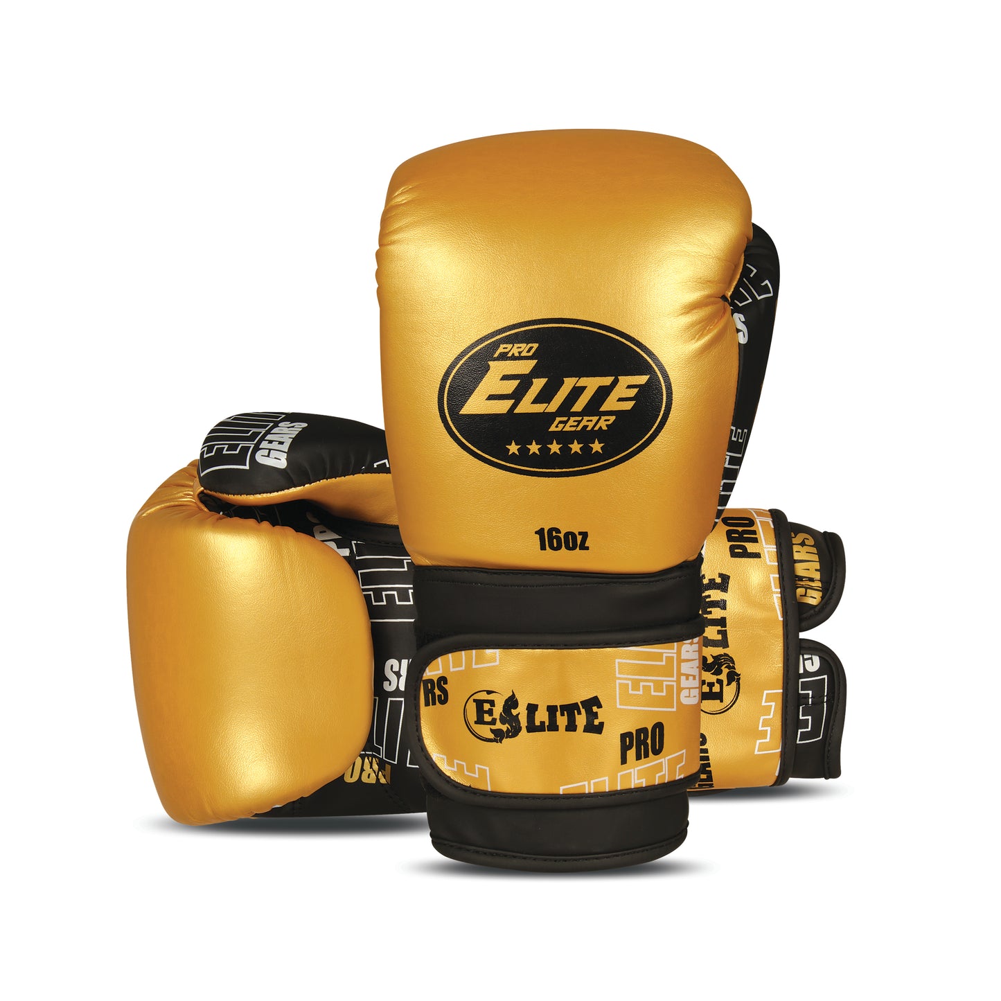 Futuristische 1.0 bokshandschoenen goud/zwart