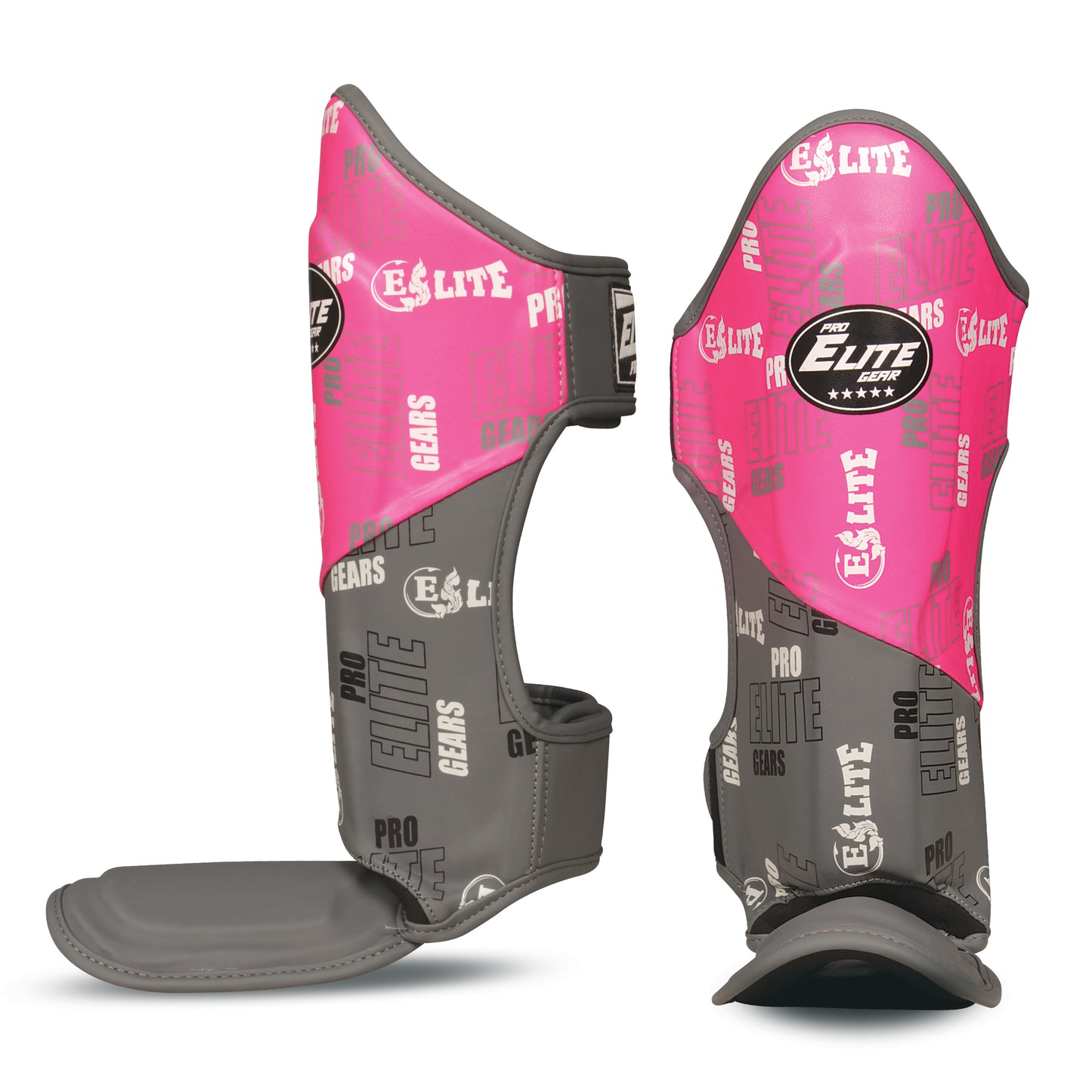 Futuristische 1.0 roze scheenbeschermers - Elite Pro Gear - Premium bescherming