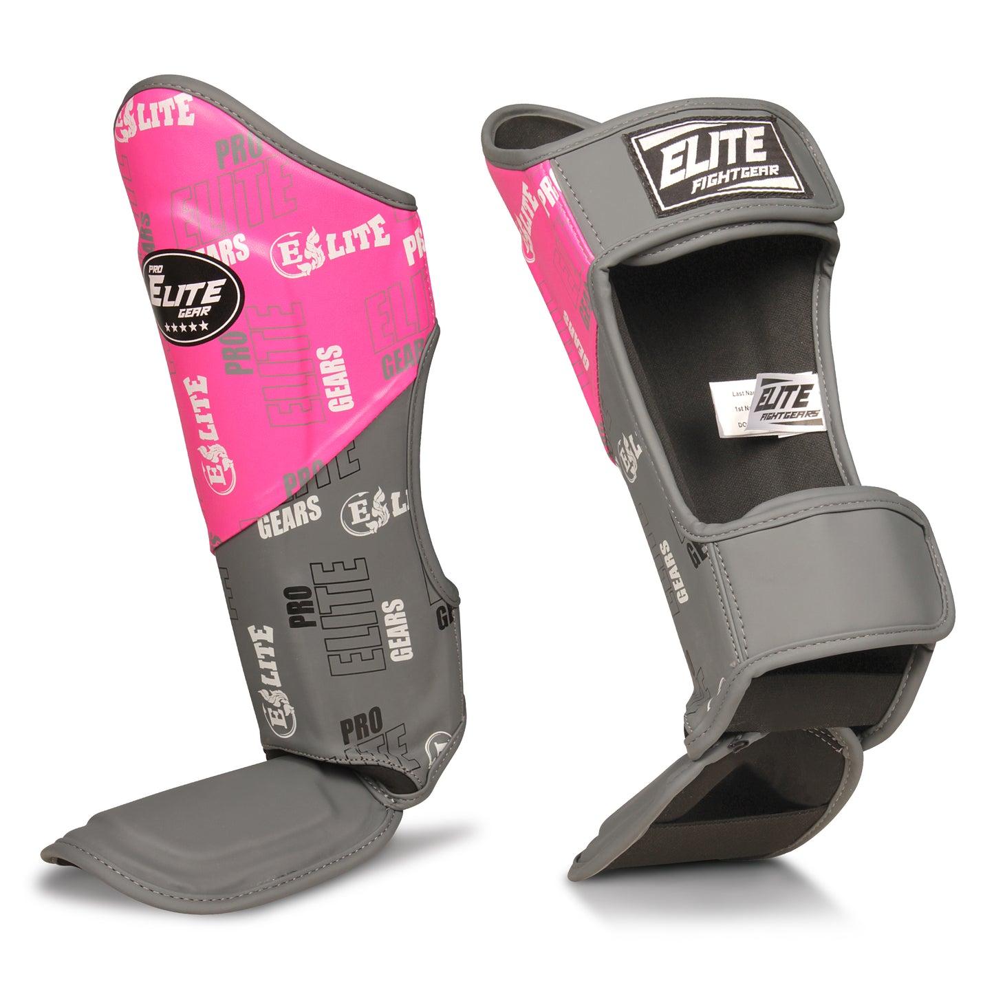 Futuristische 1.0 roze scheenbeschermers - Elite Pro Gear - Premium bescherming